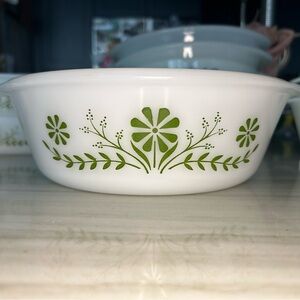 Green Floral Bakeware Dish